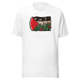 anguria-sotto-il-cielo-notturno-medio-oriente-133-maglietta-unisex | White | mockup nativo trasparente frontale
