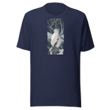 Felino nella foresta blu · Maglietta unisex — Navy — stampa frontale