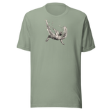 Icaro tra le piume · Maglietta unisex — Sage — stampa frontale