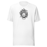 Medusa bendata · Maglietta unisex — White — stampa frontale